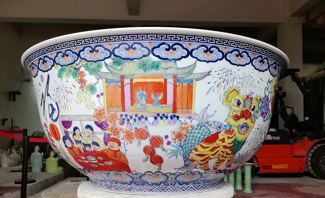 景德镇“春碗”有多大？直径1米的陶瓷大碗